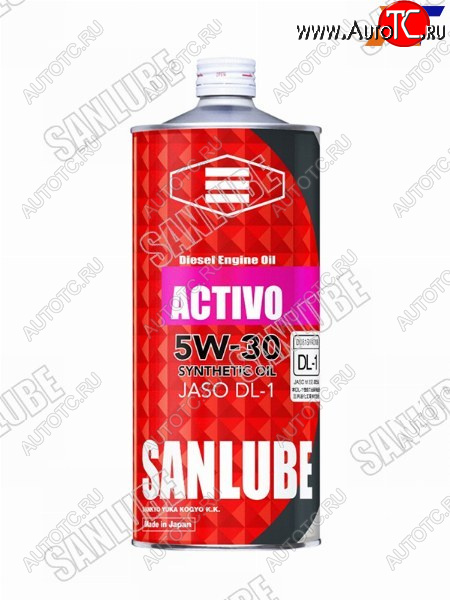 839 р. Масло моторное SANLUBE SYNTHETIC DL-1 5W-30 1л SANLUBE SAN-DL1-5W30C1  с доставкой в г. Пермь