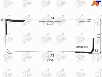 Стекло лобовое Scania 6RGS Series 16- KMK SCNT0010