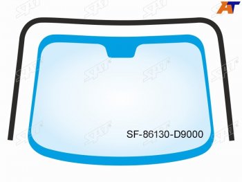 2 059 р. Молдинг лобового стекла (П-образный) Kia Sportage 15-22 SAT SF-86130-D9000  с доставкой в г. Пермь. Увеличить фотографию 1