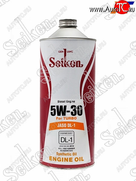 999 р. Масло моторное SEIKEN SYNTHETIC DL-1 5W-30 1л SEIKEN SKDL15W30C1  с доставкой в г. Пермь