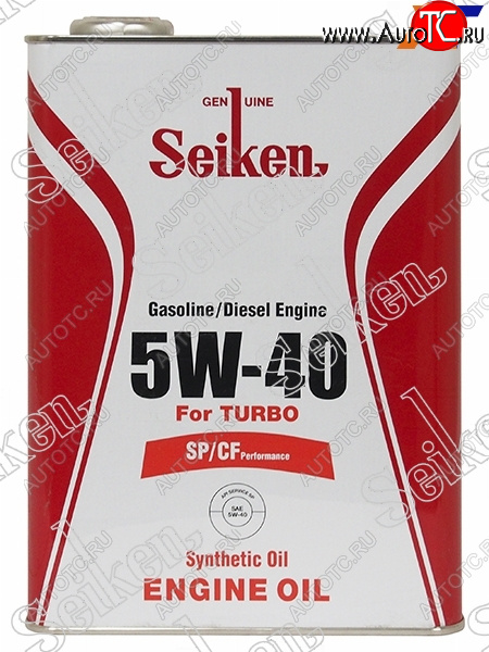 2 999 р. Масло моторное SEIKEN SYNTHETIC SPCF 5W-40 4л SEIKEN SKSP5W40C  с доставкой в г. Пермь
