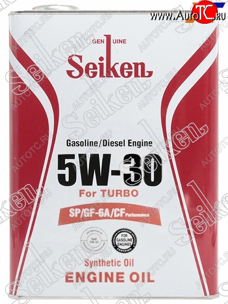 3 099 р. Масло моторное SEIKEN SYNTHETIC SPGF-6ACF 5W-30 4л SEIKEN SKSPGF6A5W30C  с доставкой в г. Пермь
