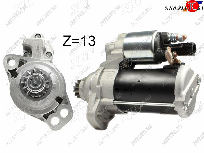 6 599 р. Стартер Audi A3 12-19  Q3 11-19  Skoda Kodiaq 16-22  Octavia 12-20  Rapid 12-  Volkswagen Golf SAT ST-02M911024RN  с доставкой в г. Пермь