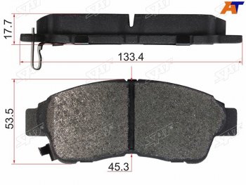 Колодки тормозные перед FL-FR SAT  Toyota Corolla E110 седан дорестайлинг (1991-1995)