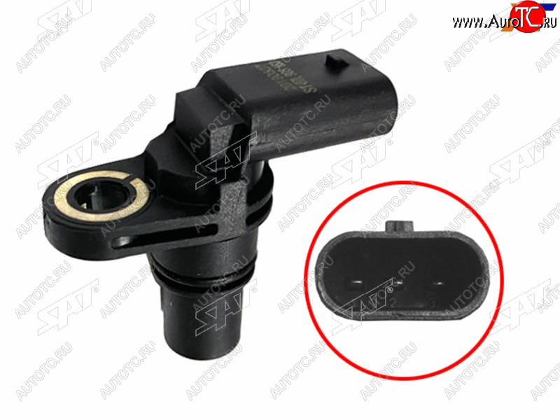 1 029 р. Датчик положения распредвала AUDISKODAVAG 2.0 TDI CLJACBABCFFBBZBCAWBCDAACCZA SAT ST-07L 905 163 C  с доставкой в г. Пермь