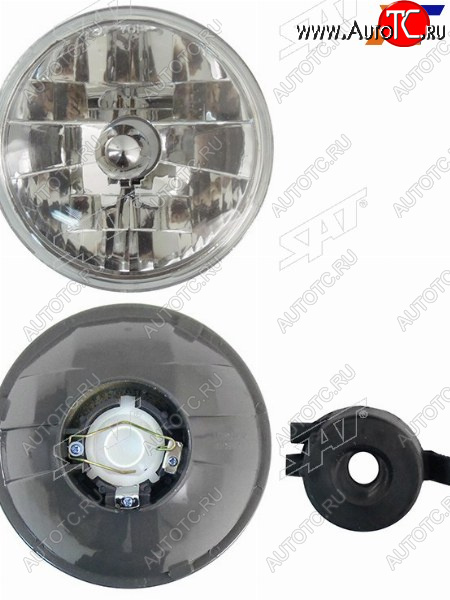 1 099 р. Фара Mitsubishi Pajero 81-97  Nissan Patrol 87-97  Mitsubishi Pajero Junior 95-98  Pajero Mini 94 SAT ST-100-1124  с доставкой в г. Пермь