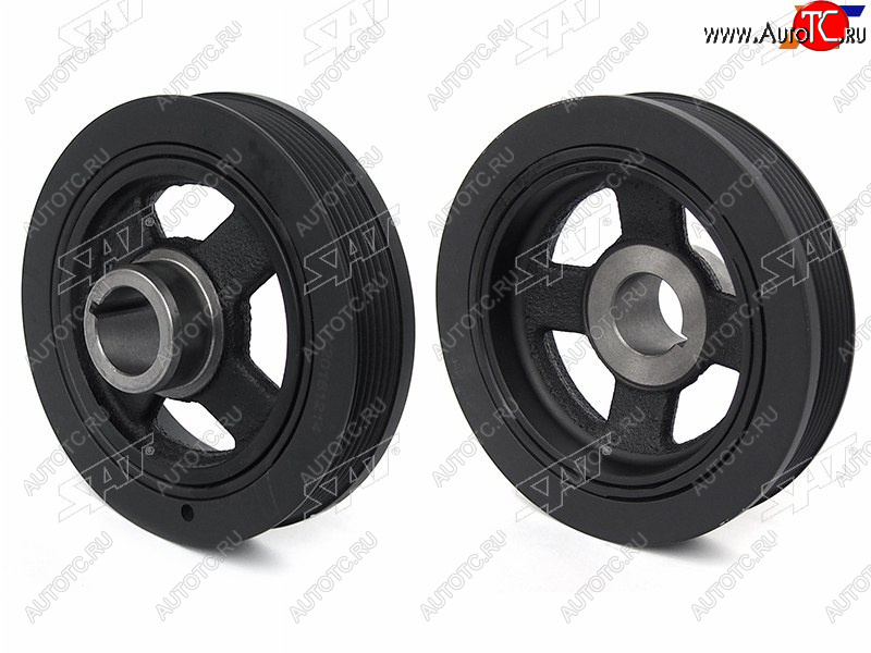 3 699 р. Шкив коленвала MITSUBISHI ASX 10-LANSER 07-OUTLANDER 06-DELICA D5 07-RVR 10-PEUGEOT 4007 07- SAT ST-1104A052  с доставкой в г. Пермь