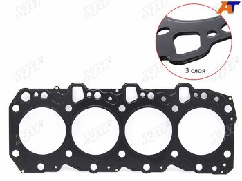 Прокладка ГБЦ 1KZ-TE металл SAT Toyota Land Cruiser 10 100 дорестайлинг (1998-2002)