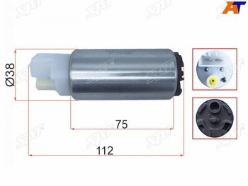 1 199 р. Топливный насос 3,5BAR, 90LH, NISSANINFINITISUBARU SAT ST-112-0003  с доставкой в г. Пермь. Увеличить фотографию 1