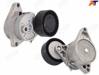1 259 р. Натяжитель приводного ремня BMW 3 01-055 97-04X5 00-06(компрессор климатической установки) SAT ST-11281433571  с доставкой в г. Пермь. Увеличить фотографию 1