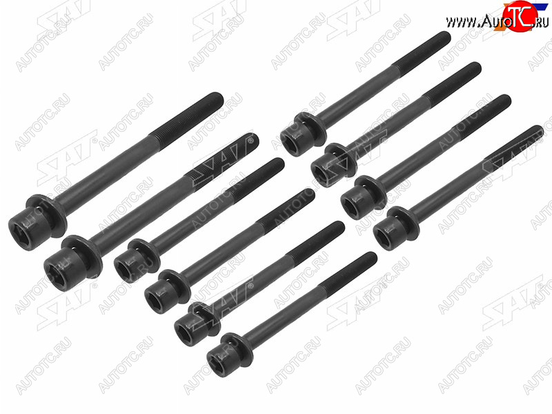 1 089 р. Болт ГБЦ (комплект) HYUNDAI G4EDG4GFG4DMG4DRG4GBG4GCG4GMG4GRG4JP SAT ST-117-0081  с доставкой в г. Пермь