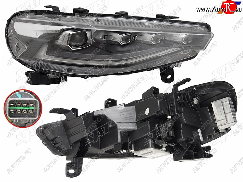 11 649 р. Фара правая (LED) SAT  Haval F7 - F7x  с доставкой в г. Пермь