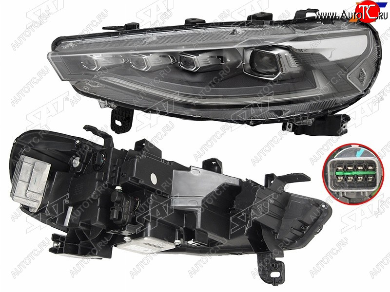 11 649 р. Фара левая (LED) SAT  Haval F7 - F7x  с доставкой в г. Пермь