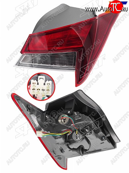 3 399 р. Правый фонарь (внешний) SAT Hyundai Elantra CN7 (2020-2023)  с доставкой в г. Пермь