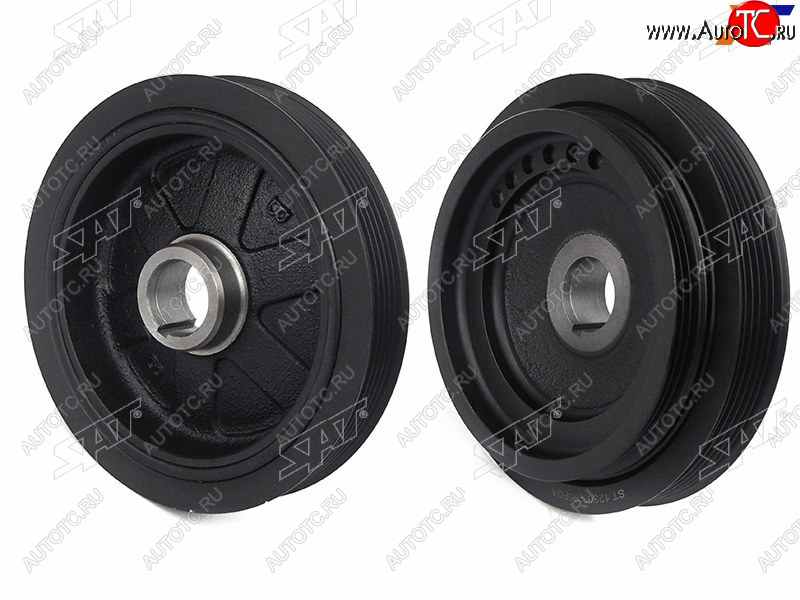 6 299 р. Шкив коленвала NISSAN PRIMERA 96-01ALMERA CLASSICSUNNY 06-12 двиг. QG16QG18 (6PK3PK) SAT ST-12303-95F0A  с доставкой в г. Пермь