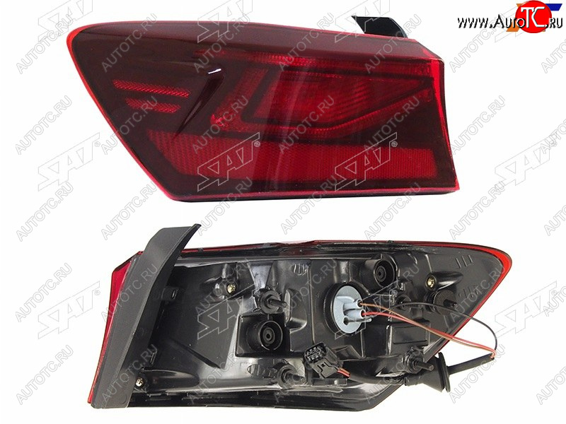 4 399 р. Фонарь задний левый (внешний) SAT KIA Cerato 4 BD дорестайлинг седан (2018-2021)  с доставкой в г. Пермь