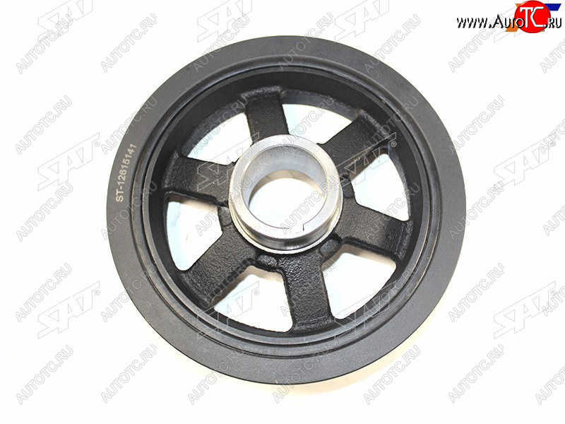 2 599 р. Шкив коленвала DAEWOO WINSTORM 2007-CHEVROLET CAPTIVA (C100) 07-OPEL ANTARA 06- SAT ST-12615141  с доставкой в г. Пермь