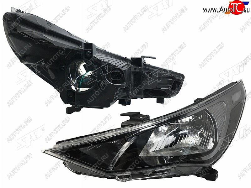 4 849 р. Фара левая SAT Hyundai Solaris HCR седан рестайлинг (2020-2022)  с доставкой в г. Пермь