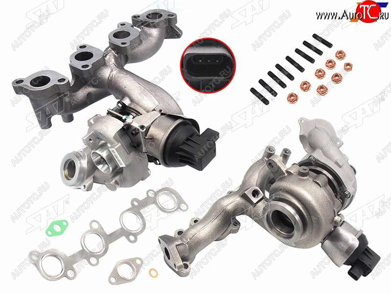 34 999 р. Турбина Audi A3 03-13  Volkswagen Golf 08-16  Passat 05-11  Audi S3 08-12  Skoda Yeti 09-18  Vo SAT ST-132-0035  с доставкой в г. Пермь