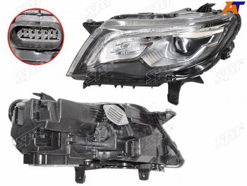 15 849 р. Фара левая (LED) SAT  Geely Atlas  NL3 (2016-2022)  с доставкой в г. Пермь. Увеличить фотографию 2