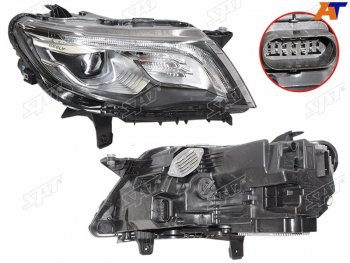 15 849 р. Фара правая (LED) SAT  Geely Atlas  NL3 (2016-2022)  с доставкой в г. Пермь. Увеличить фотографию 2