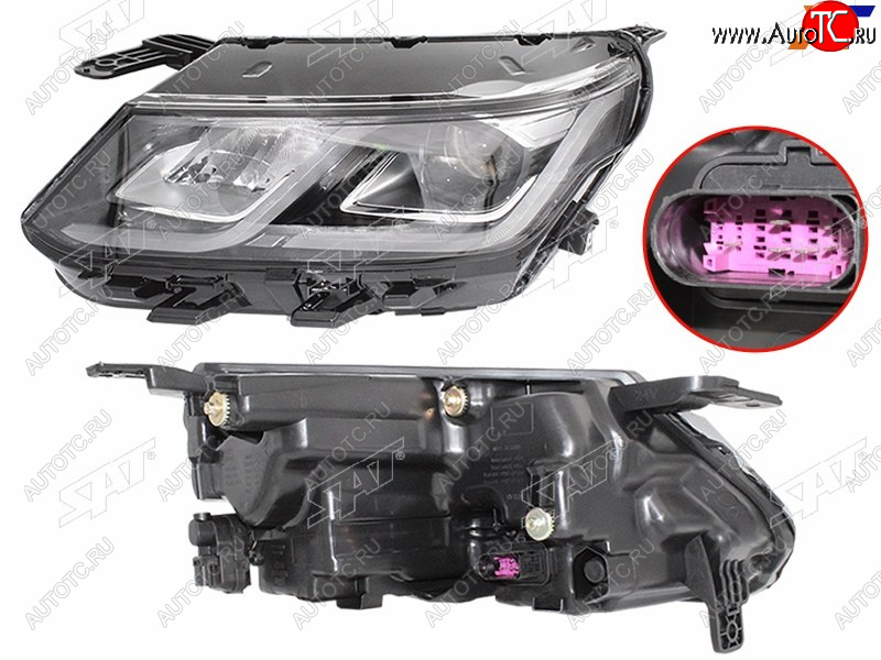 21 449 р. Фара левая (LED) SAT Geely Coolray SX11 дорестайлинг (2018-2023)  с доставкой в г. Пермь