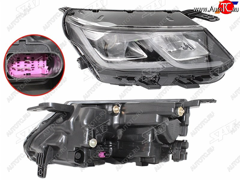 21 449 р. Фара правая (LED) SAT Geely Coolray SX11 дорестайлинг (2018-2023)  с доставкой в г. Пермь