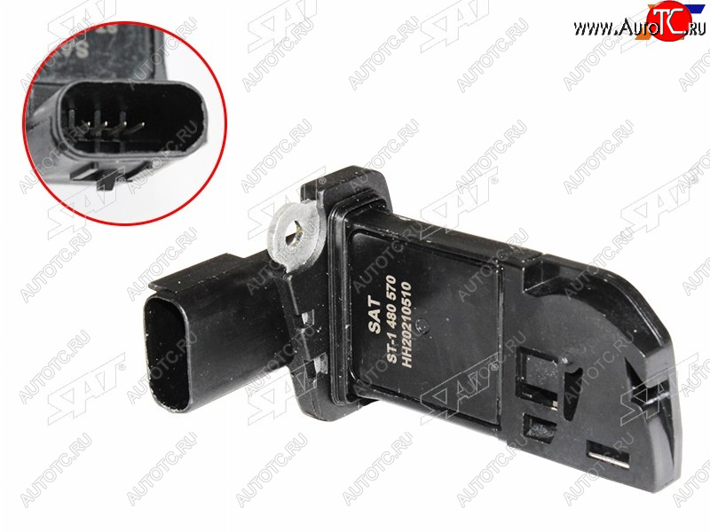3 479 р. Датчик расхода воздуха 1,61,82,02,2TDCi C-MAX IIIFOCUS IIIIIKUGA IIIMONDEO IV 10- SAT ST-1 480 570  с доставкой в г. Пермь