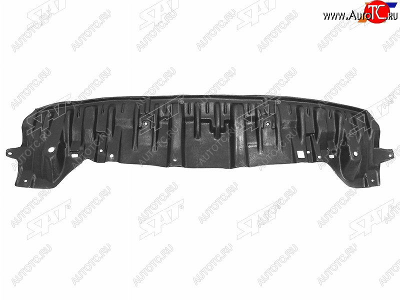 1 459 р. Защита переднего бампера (пыльник) SAT  Toyota Prius  XW30 (2009-2011) дорестайлинг  с доставкой в г. Пермь