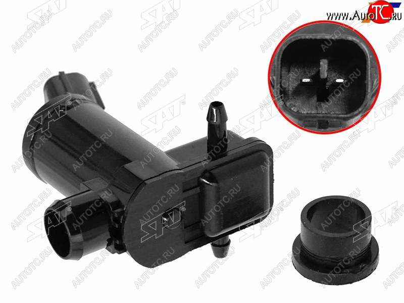 1 079 р. Мотор омывателя MITSUBISHI PAJERO SPORT 08-MONTERO SPORT 08-GRANDIS 05-10 SAT ST-160-0008  с доставкой в г. Пермь