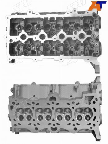 29 999 р. ГБЦ V-1.6 G4FG HYUNDAI ACCENTSOLARIS 17-CRETA 16-ELANTRA 11-I30 12-KIA CEED 12-15CERATO 12-RI SAT ST-166-0004  с доставкой в г. Пермь. Увеличить фотографию 1