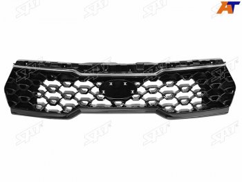 Решетка радиатора SAT KIA Sorento MQ4 (2020-2022) (молдинг хром)