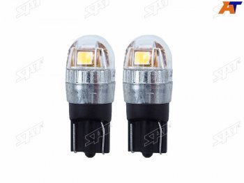 479 р. Лампа дополнительного освещения 12V W5W 1W120LM Canbus LED 6000-6500K, белая (Комплект 2 шт.) SAT ST-175-0056  с доставкой в г. Пермь. Увеличить фотографию 1