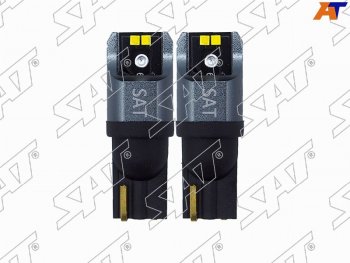 459 р. Лампа дополнительного освещения 12V W5W 1.7W150LM Canbus LED 6000-6500K, белая (Комплект 2 шт.) SAT ST-175-0057  с доставкой в г. Пермь. Увеличить фотографию 1