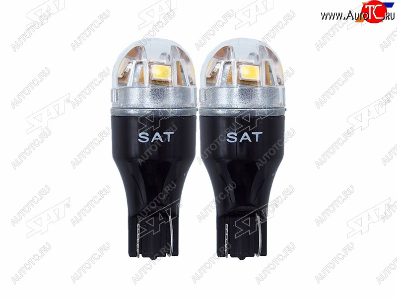559 р. Лампа дополнительного освещения 12V W16W 1.4W150LM Canbus LED 6000-6500K, белая (Комплект 2 шт.) SAT ST-175-0058  с доставкой в г. Пермь