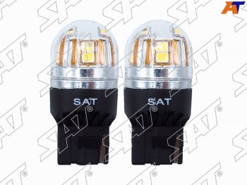799 р. Лампа дополнительного освещения 12V W21W 2.8W320LM Canbus LED (Комплект 2 шт.) SAT ST-175-0060  с доставкой в г. Пермь. Увеличить фотографию 1