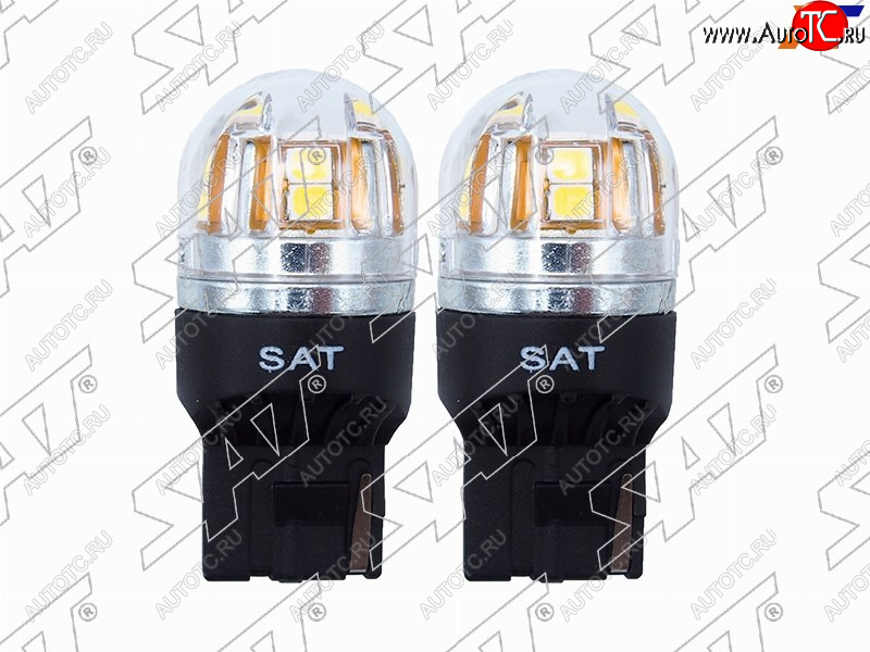 799 р. Лампа дополнительного освещения 12V W21W 2.8W320LM Canbus LED (Комплект 2 шт.) SAT ST-175-0060  с доставкой в г. Пермь