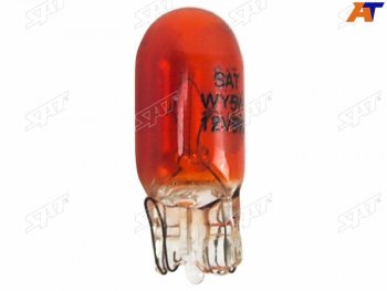 23 р. Лампа дополнительного освещения 12V 5W W5W Оранжевый цвет (без цоколя ) SAT ST-175-0055  с доставкой в г. Пермь. Увеличить фотографию 1
