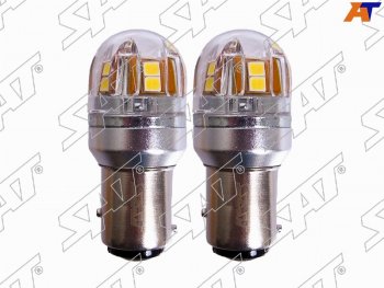 879 р. Лампа дополнительного освещения 12V P215W 2.8W0.4W320LM  Canbus LED (Комплект 2 шт.) SAT ST-175-0065  с доставкой в г. Пермь. Увеличить фотографию 1
