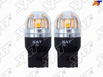 789 р. Лампа дополнительного освещения 12V WY21W 2.8W320LM Canbus LED (Комплект 2 шт.) SAT ST-175-0067  с доставкой в г. Пермь. Увеличить фотографию 1