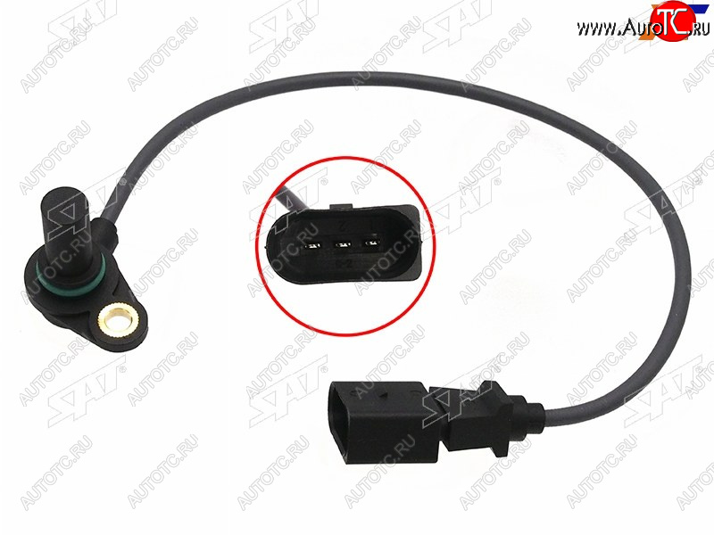 849 р. Датчик положения коленчатого вала VW GOLF 98-10 JETTA 99-07 OCTAVIA 97-11 AUDI A3 97-03 SAT ST-193-0049  с доставкой в г. Пермь