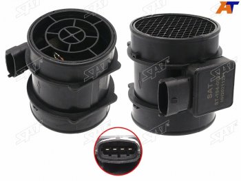 2 299 р. Расходомер воздуха OPEL ASTRA G 98-05 ASTRA H 04-10 CORSA C 00-06 VECTRA B 95-03 VECTRA C 02-08  SAT ST-194-0033  с доставкой в г. Пермь. Увеличить фотографию 1
