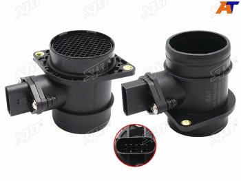 2 299 р. Расходомер воздуха VW GOLF 00-10 JETTA 99-09 TOUAREG 03-10 SAT ST-194-0046  с доставкой в г. Пермь. Увеличить фотографию 1