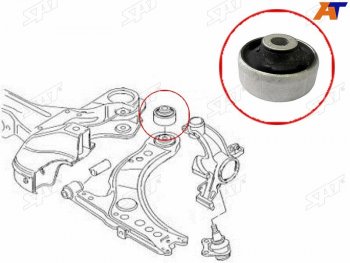 293 р. Сайлентблок Audi A3 96-03  Skoda Octavia 96-13  Rapid 12-  Volkswagen Golf 97-06  Polo 05-22  A SAT ST-1J0407181  с доставкой в г. Пермь. Увеличить фотографию 1
