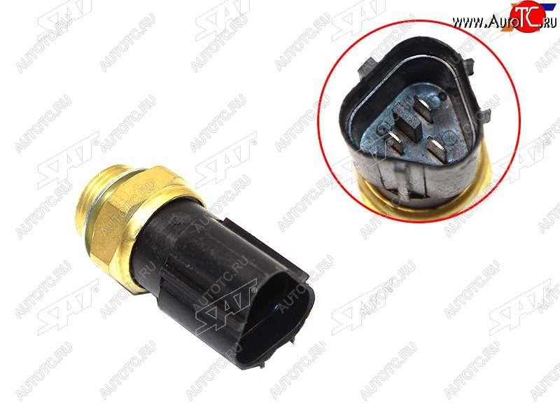 559 р. Датчик температуры включения вентилятора VOLKSWAGEN Polo 10-SKODA Rapid 12- SAT ST-1J0 959 481 A  с доставкой в г. Пермь
