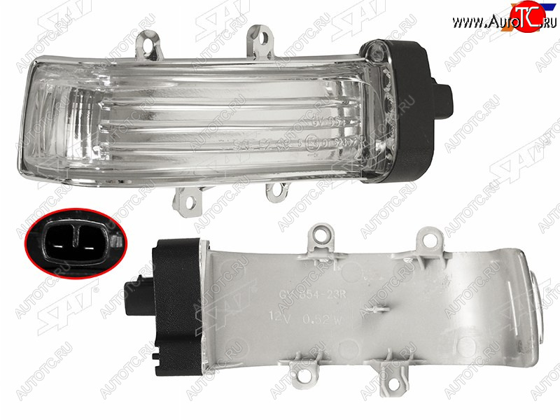 859 р. Поворот в зеркало (Справа) Toyota Noah 07-13  Ractis 05-10  RAV4 (XA30) 08-13  Voxy 07-13 SAT ST-202-0012  с доставкой в г. Пермь