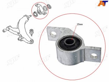 1 199 р. Сайлентблок Subaru Forester 97-08  Impreza 92-07  Legacy 93-98  Outback 94-03 (Перед Слева) SAT ST-20201-AC110  с доставкой в г. Пермь. Увеличить фотографию 1