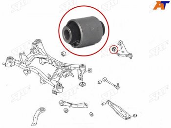 319 р. Сайлентблок Subaru Forester 07-19  Impreza 07-14  Legacy 03-15  Outback 03-15 SAT ST-20252-XA01A-BU  с доставкой в г. Пермь. Увеличить фотографию 1