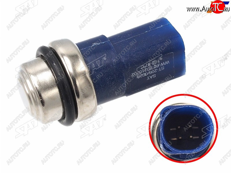 359 р. Датчик температуры ОЖ AUDI A4 94-04 A6 97-05 VW PASSAT 94-05 SAT ST-206-0028  с доставкой в г. Пермь