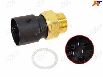 669 р. Датчик температуры ОЖ OPEL ASTRA F 91-01 CORSA AB 82-00 VECTRA AB 88-03 SAT ST-206-0046  с доставкой в г. Пермь. Увеличить фотографию 2